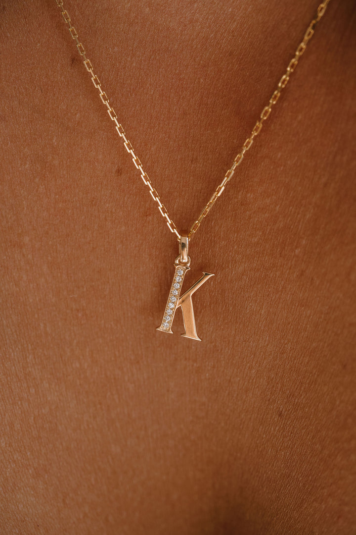 Cavalier Letter Pendants