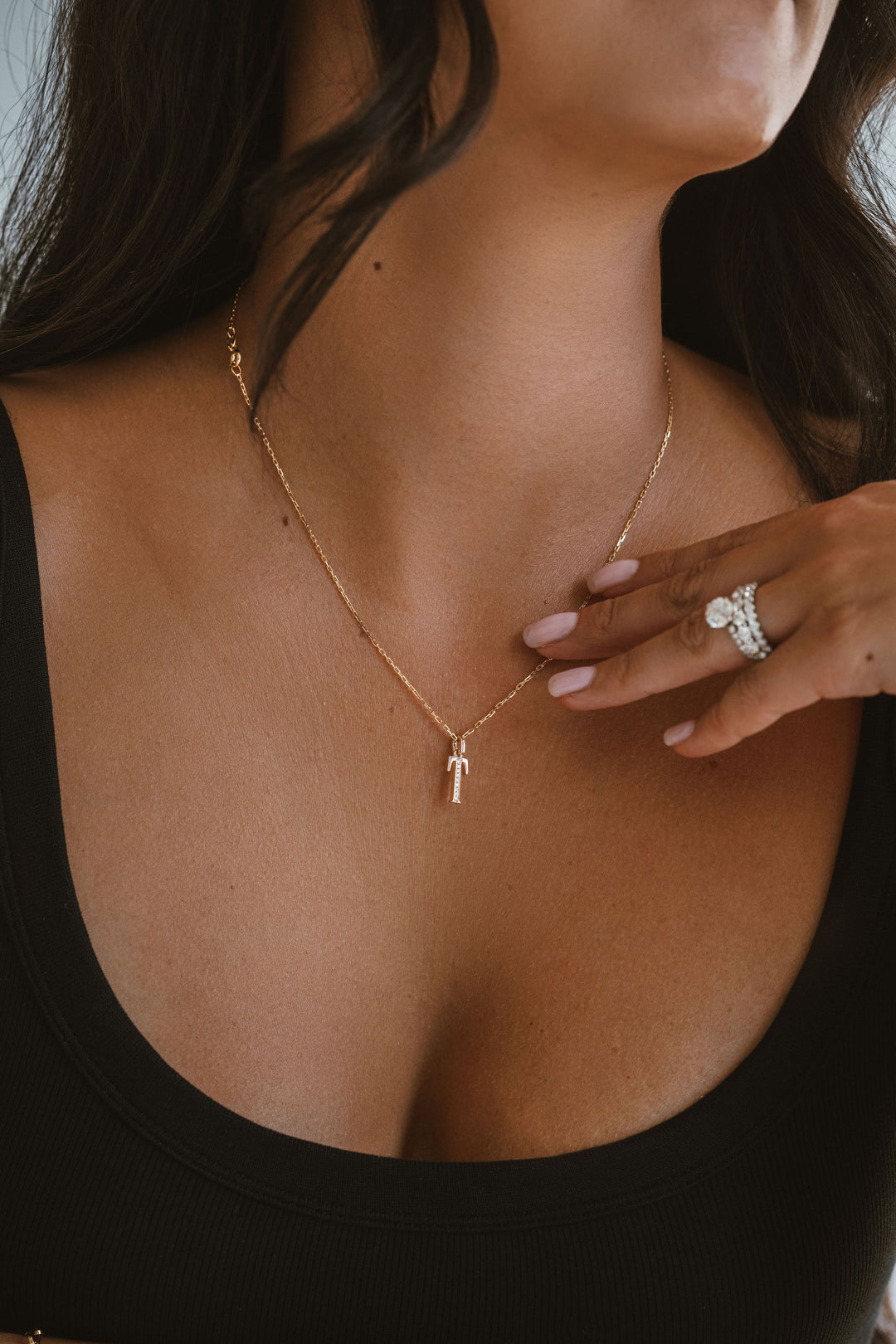 Cavalier Letter Pendants