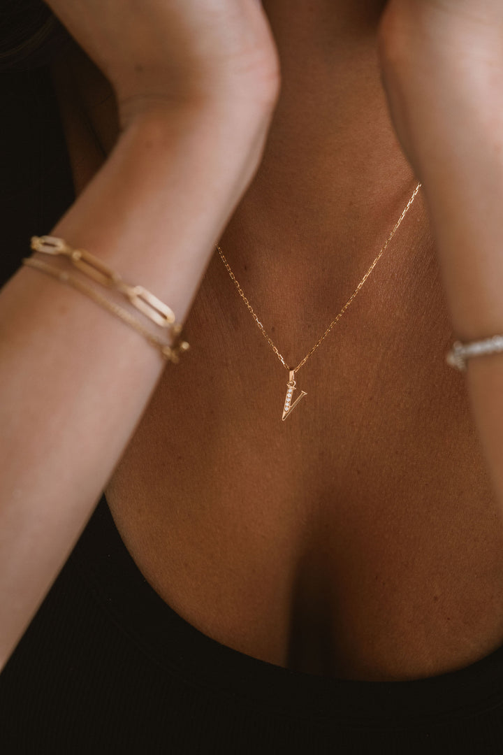 Cavalier Letter Pendants