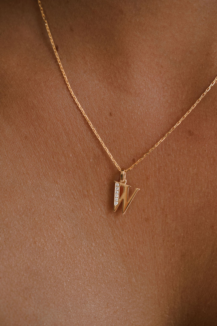 Cavalier Letter Pendants