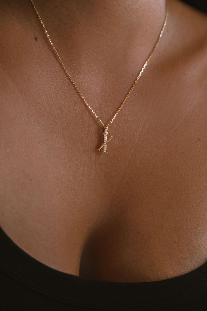 Cavalier Letter Pendants