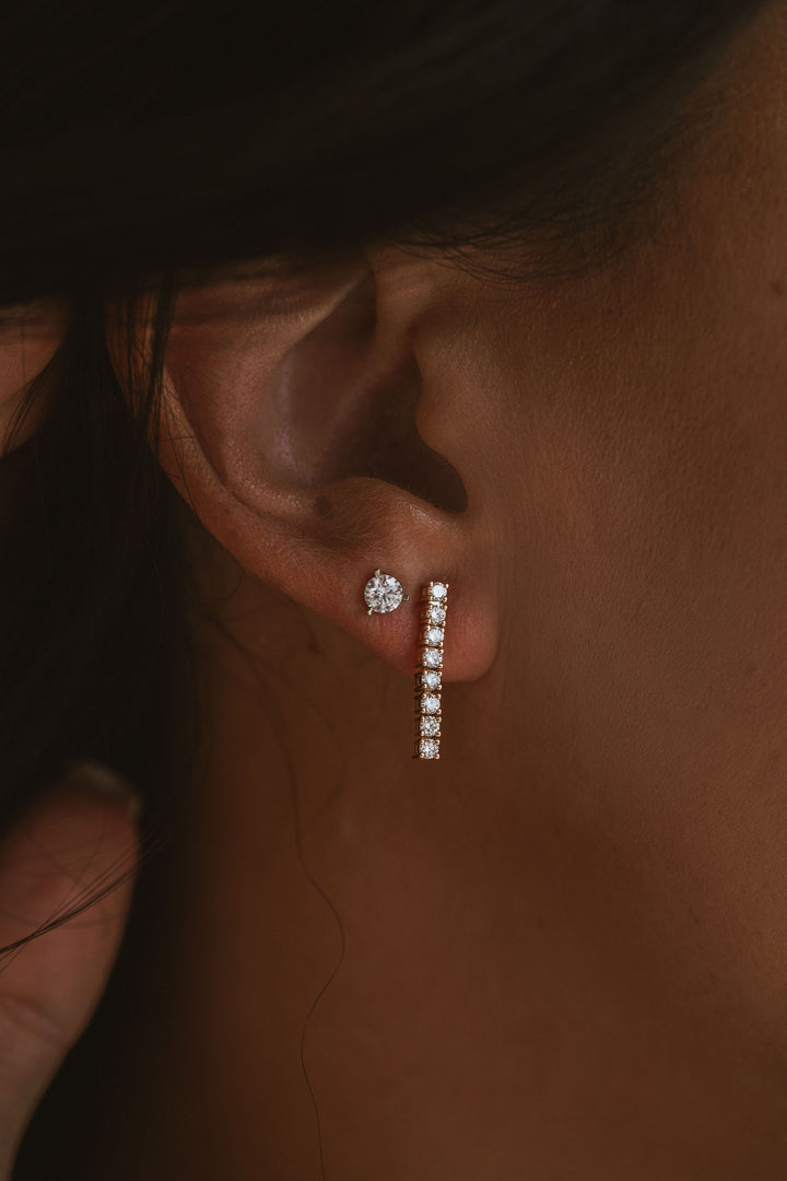 Diamond Courtside Earrings