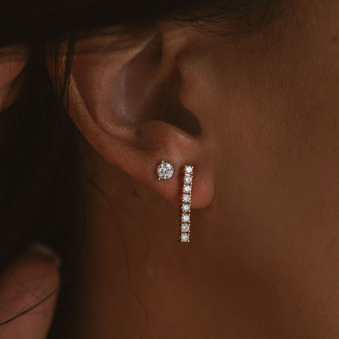 Diamond Courtside Earrings