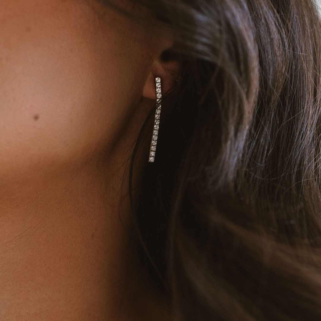 Diamond Courtside Earrings