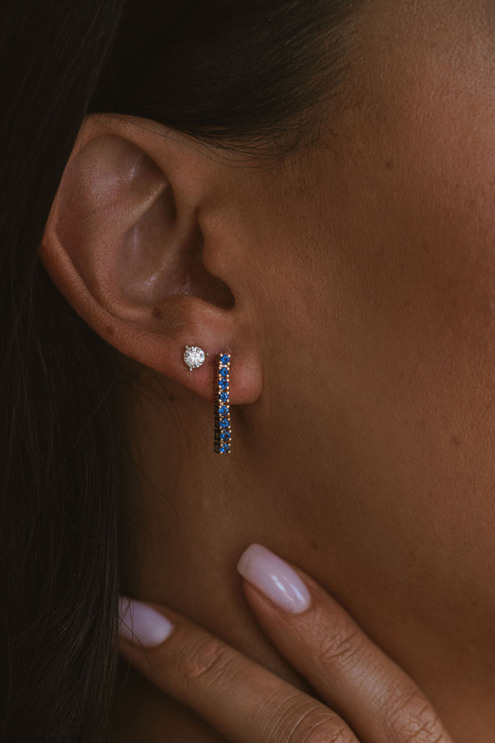 Sapphire Courtside Earrings