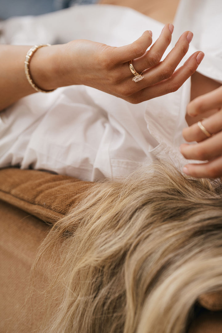 Radiant Cut Diamond Promenade Engagement Ring 14k YG - Cavalier Spring Bridal 2024