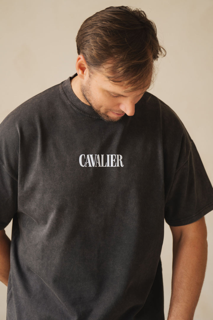 Cavalier Oversized T-Shirt - Vintage Black