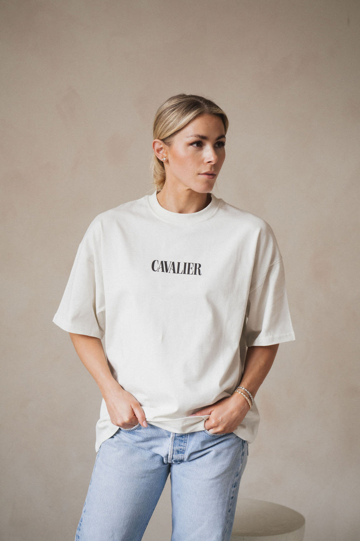 Cavalier Oversized T-Shirt - Cream