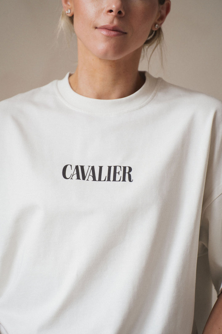 Cavalier Oversized T-Shirt - Cream