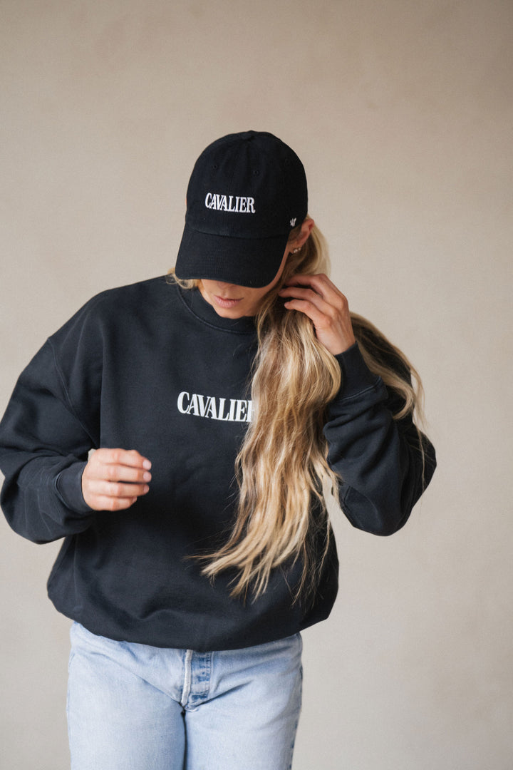 Cavalier Crewneck Sweater - Vintage Black