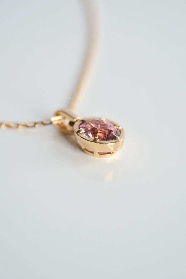 Oval Sapphire Canopy Pendant