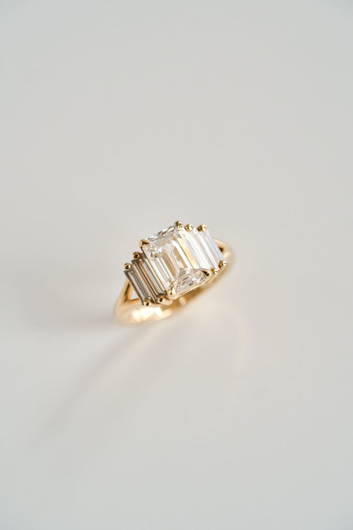 Emerald Cut with Baguette Accents
