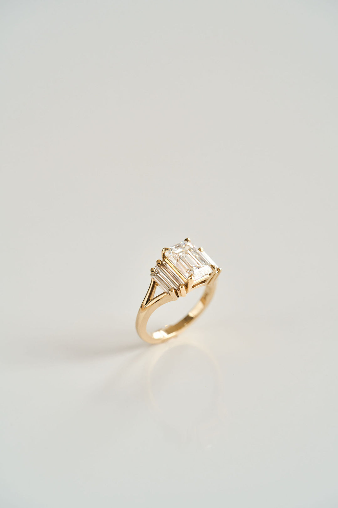 Emerald Cut with Baguette Accents