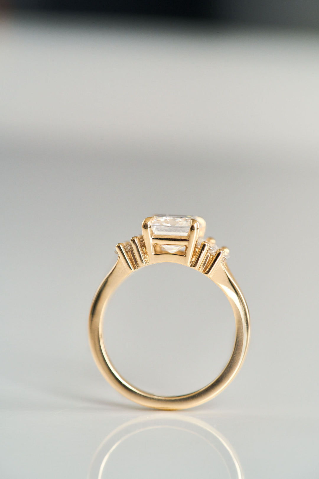 Emerald Cut with Baguette Accents