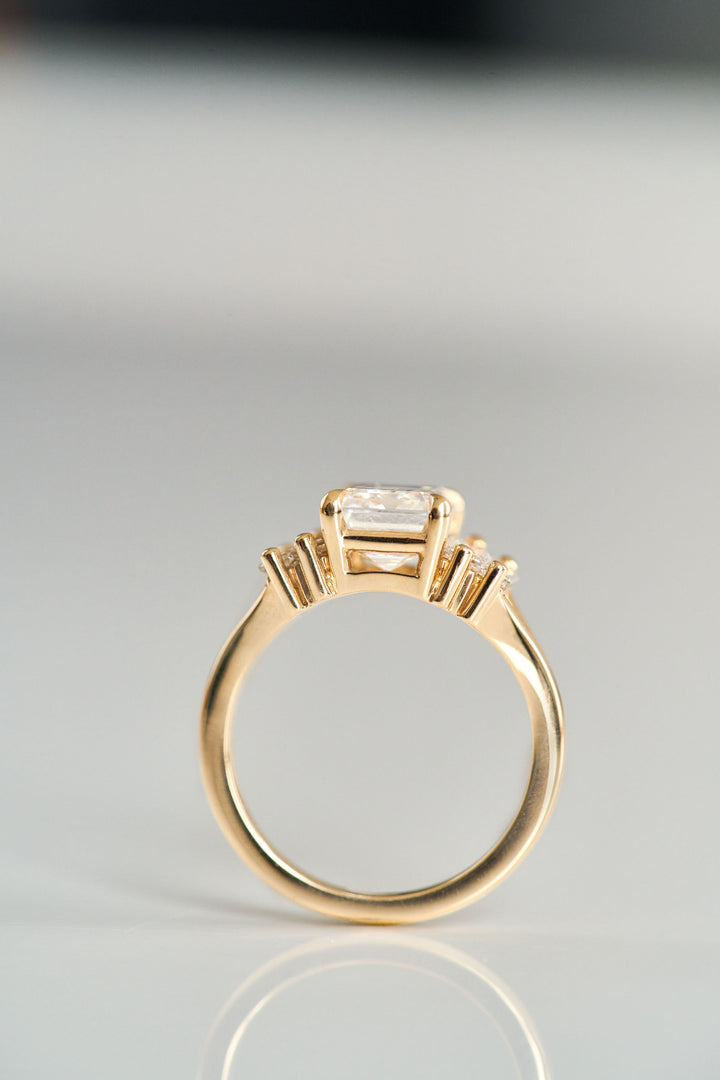Emerald Cut with Baguette Accents
