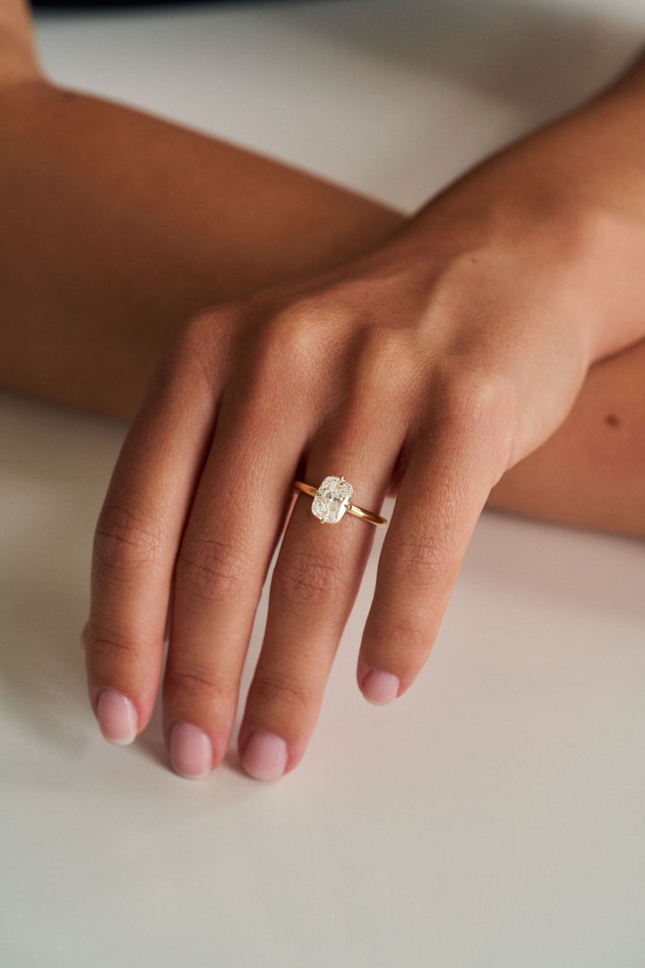 NSEW Set Elongated Cushion Cut Cavalier