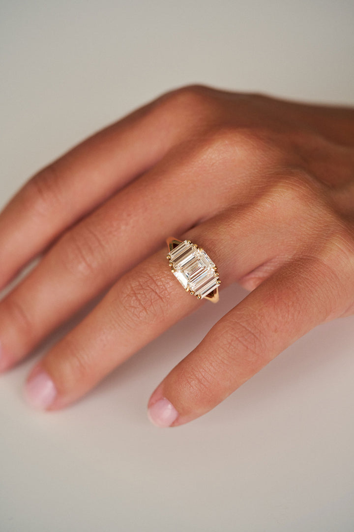Emerald Cut with Baguette Accents