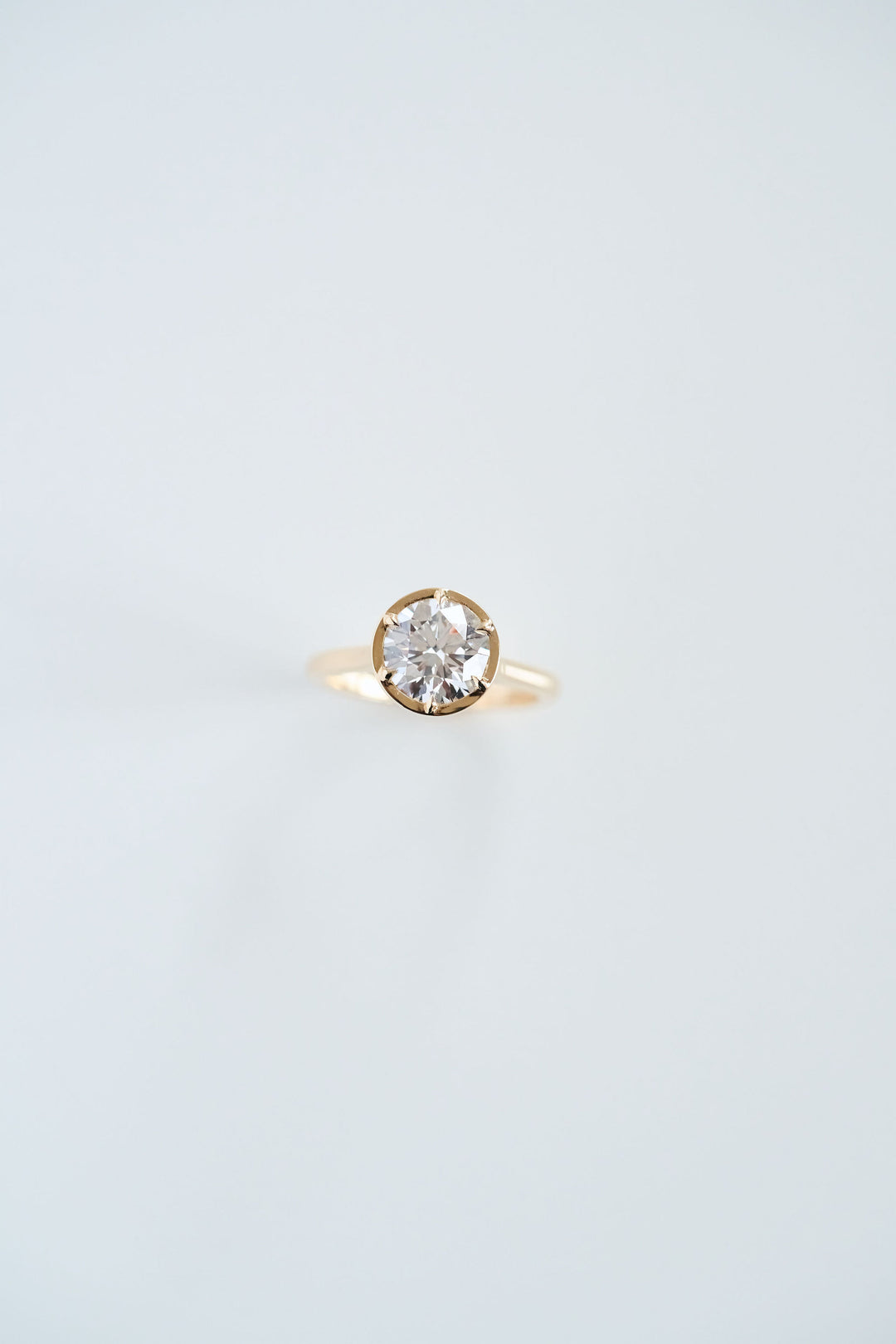 Round Diamond Dominion Canopy Ring