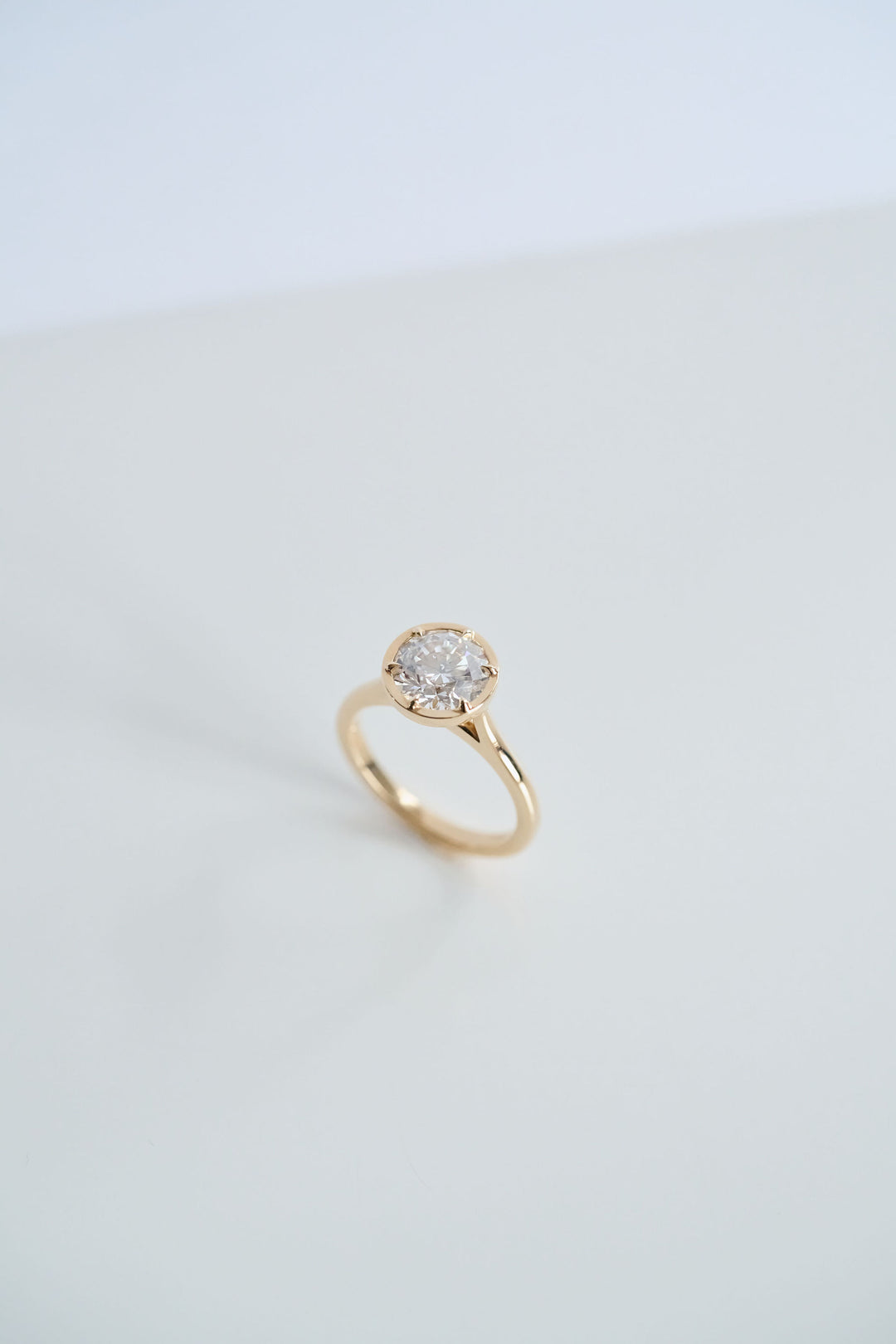 Round Diamond Dominion Canopy Ring