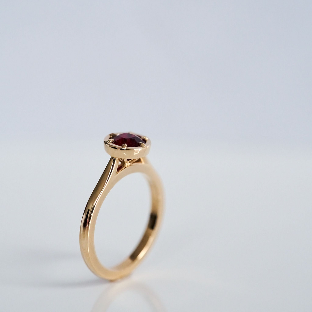 Round Ruby Dominion Canopy Ring