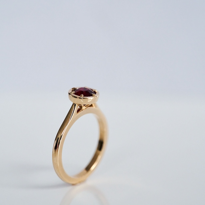 Round Ruby Dominion Canopy Ring