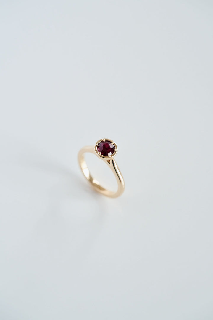 Round Ruby Dominion Canopy Ring