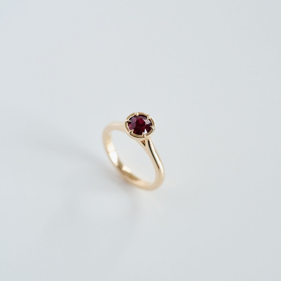 Round Ruby Dominion Canopy Ring