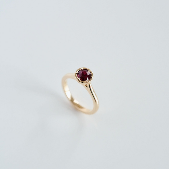 Round Ruby Dominion Canopy Ring
