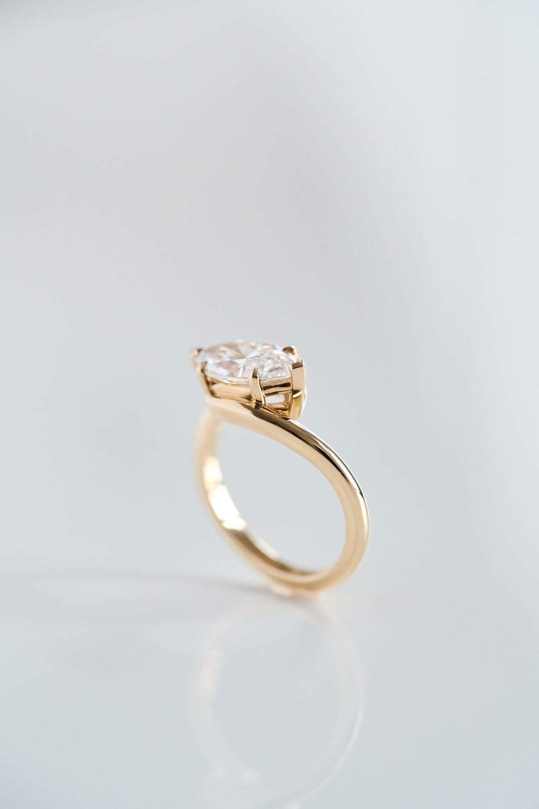 Marquise Diamond Drift Ring