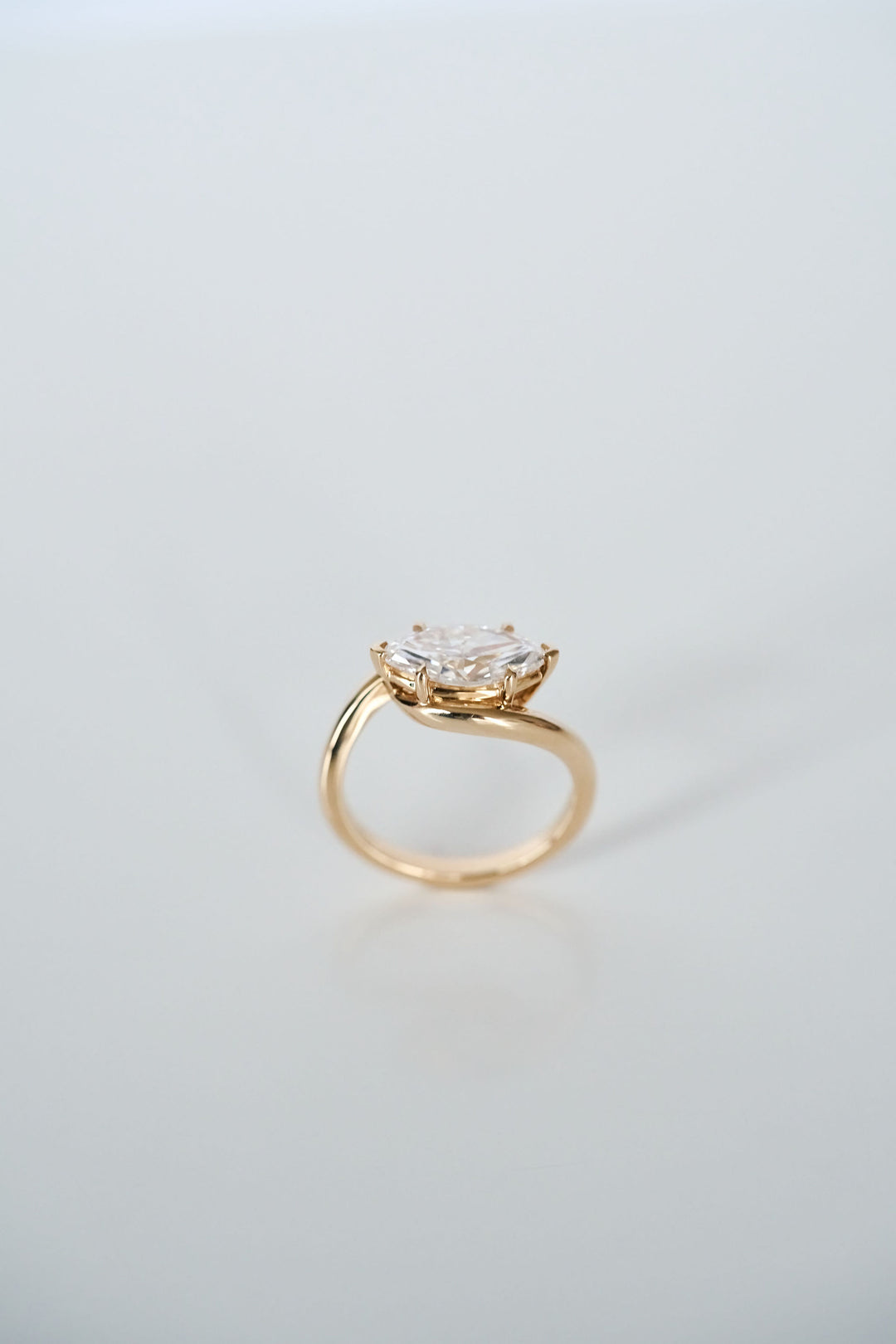 Marquise Diamond Drift Ring