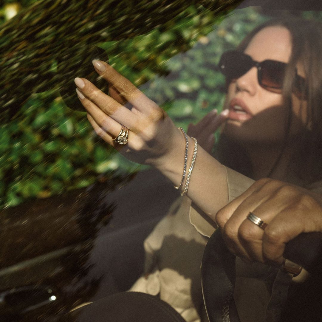 Oval Diamond Aria Ring