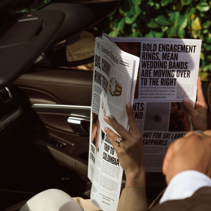 Oval Diamond Aria Ring