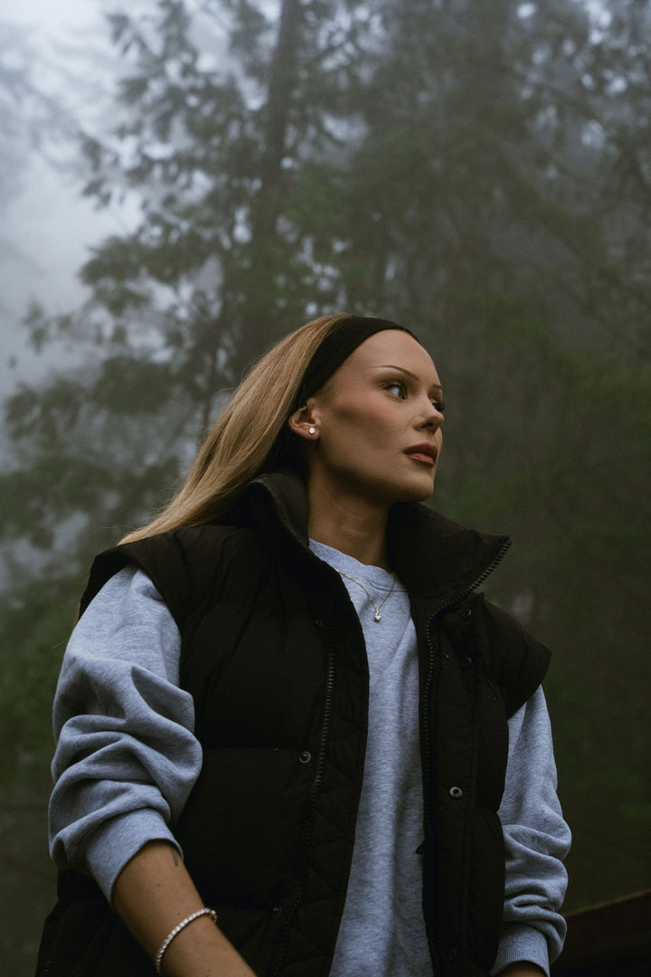 Oval Diamond Bezel Studs