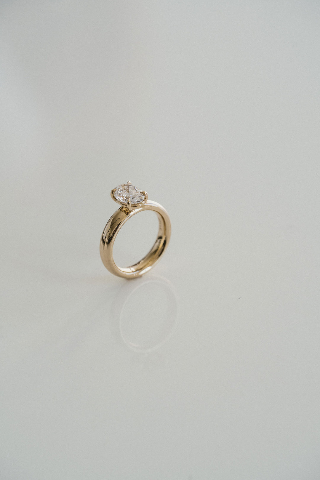 Oval Diamond Promenade Ring