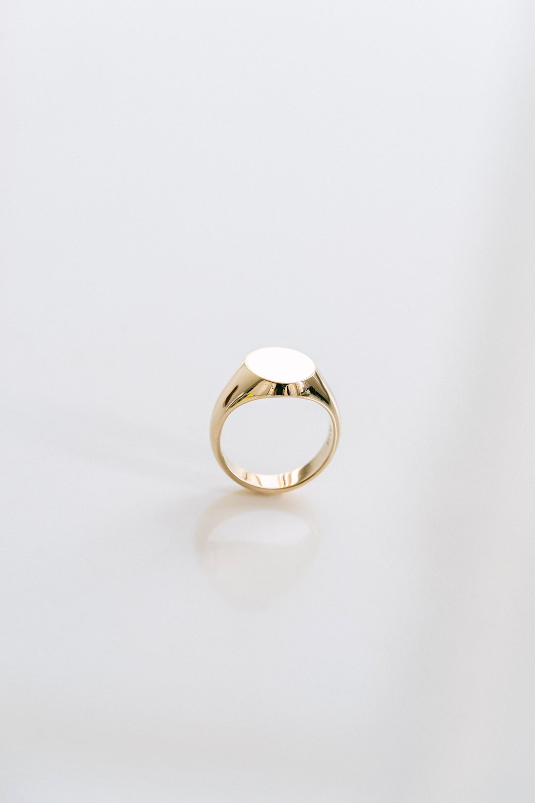 Oval Mens Signet Ring