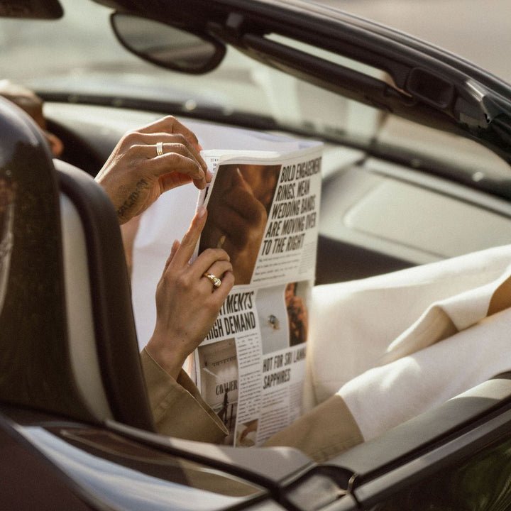 Pear Shape Diamond East-West Half Bezel Haven Ring Narrow