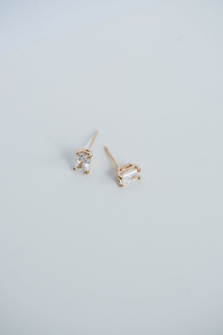 Radiant Cut Diamond Studs