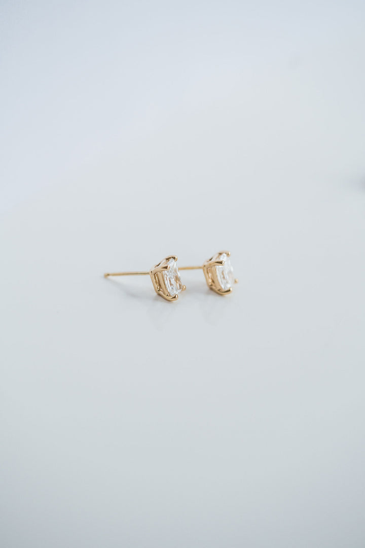 Radiant Cut Diamond Studs