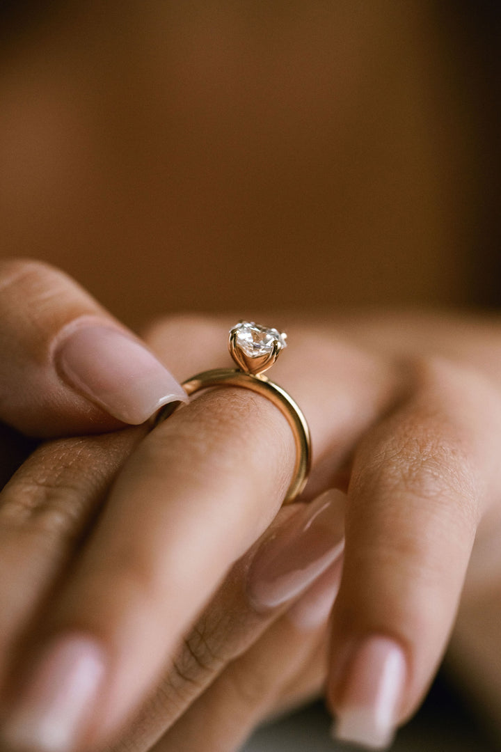 Round Brilliant Diamond Cavalier 2.0 Solitaire