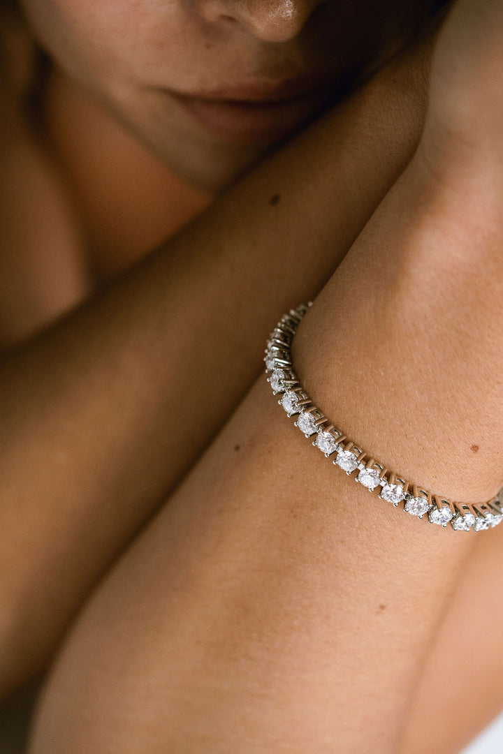 Round Diamond Tennis Bracelet