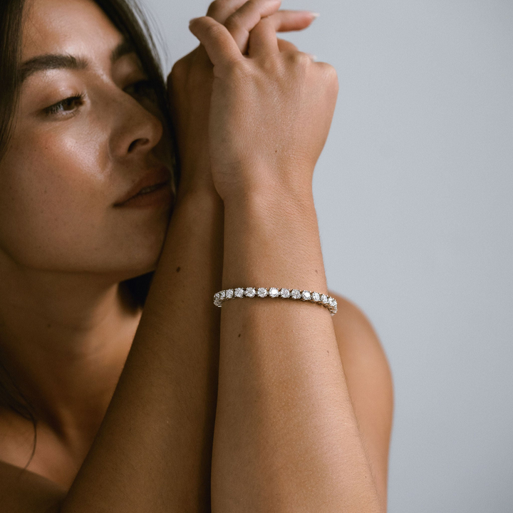 Round Diamond Tennis Bracelet
