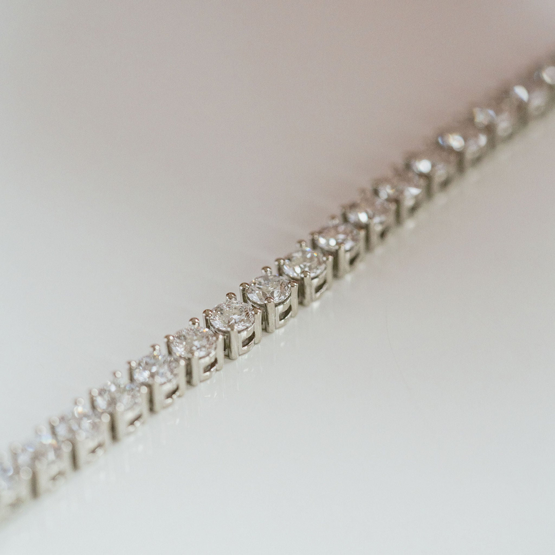 Round Diamond Tennis Bracelet