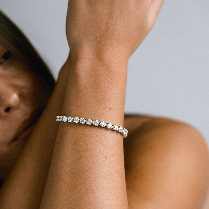 Round Diamond Tennis Bracelet