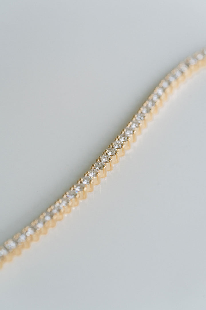 Round Diamond Riviera Necklace