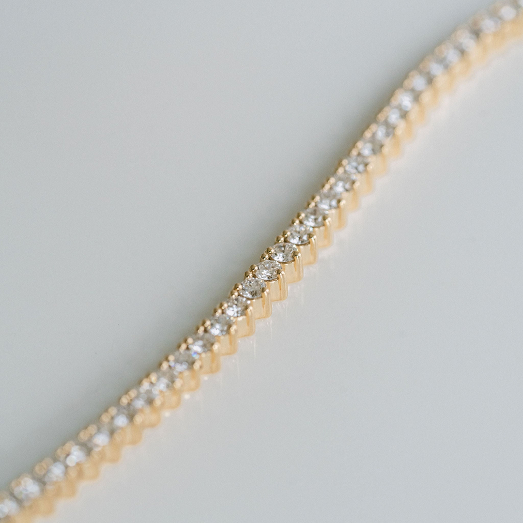 Round Diamond Riviera Necklace