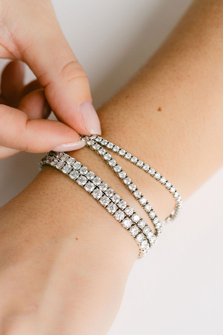 Round Diamond Tennis Bracelet