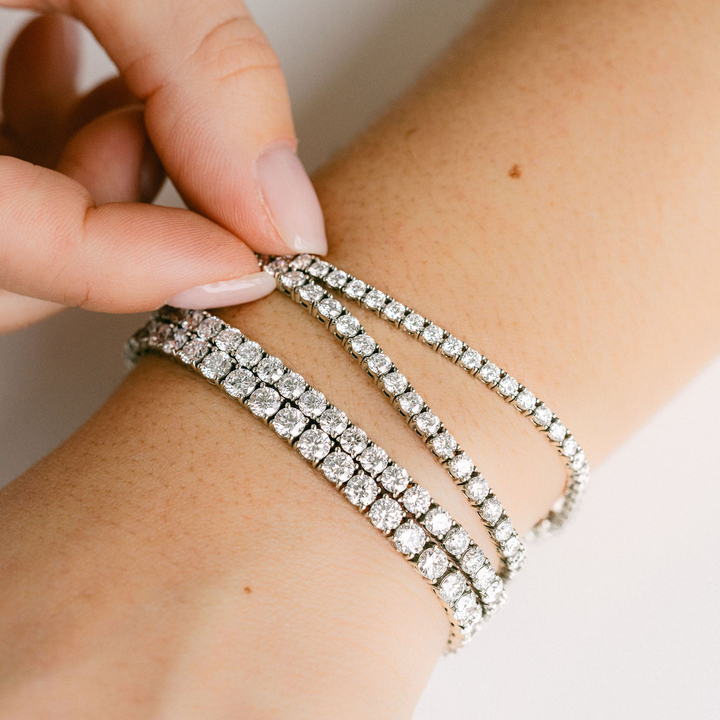 Round Diamond Tennis Bracelet