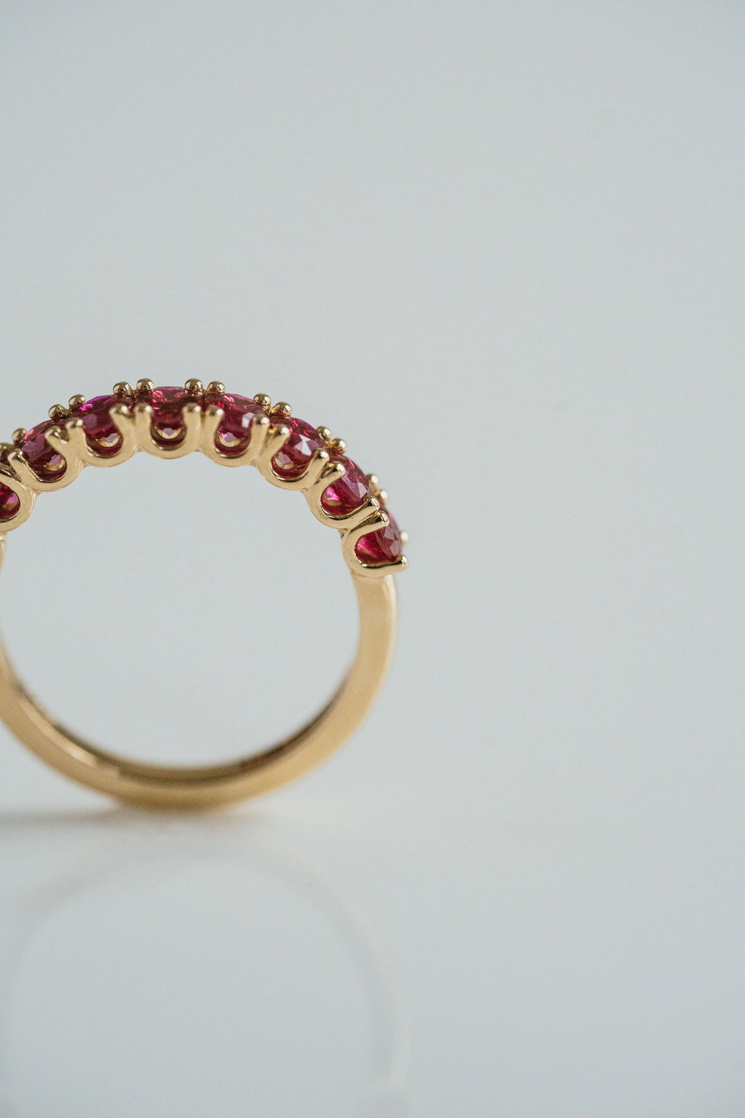Round Ruby Band - 3mm