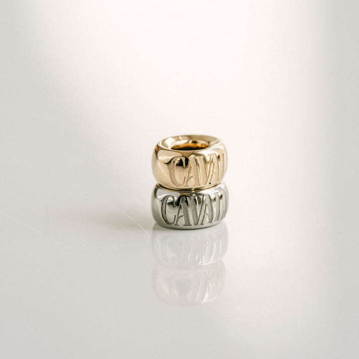 Cavalier Debossed Oval Torus Pendant