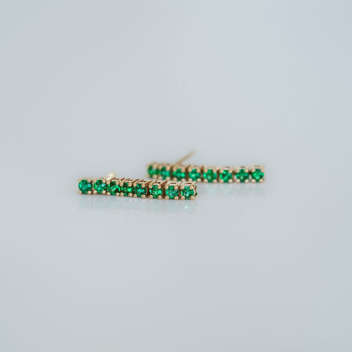 Emerald Courtside Earrings